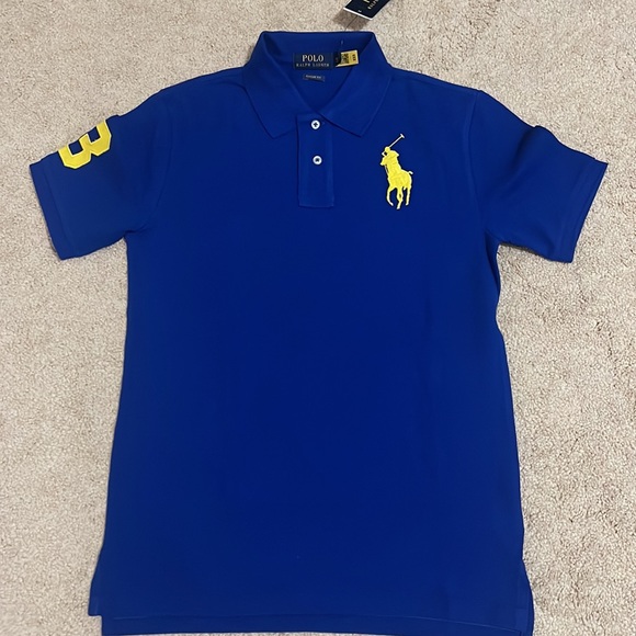 Polo Ralph Lauren Big Pony Cotton Mesh Polo Shirt NWT - Picture 3 of 7